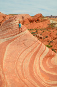 Mary at Valley of Fire State Park, Nevada