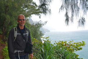 Curt on Kalalau Trail, Kauia