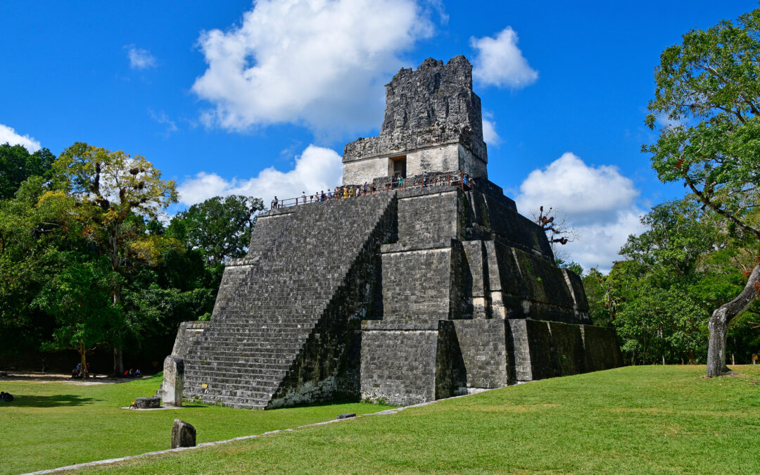 pyramid at Tikal, Guatemala